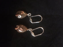 Load image into Gallery viewer, Copper Sprout Wire Wrapped Agate Earrings