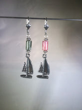 Load image into Gallery viewer, Port and Starboard Brass Leverback Earrings