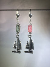 Load image into Gallery viewer, Port and Starboard Brass Leverback Earrings