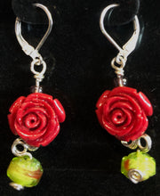 Load image into Gallery viewer, Stone Roses in the Garden Earrings