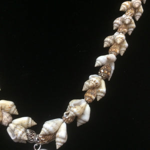 Clustered Snail Shell Necklace