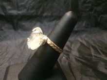 Load image into Gallery viewer, Opalite Flower with Fine Silver Vermeil Ring