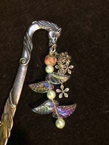 Horse Eating Flowers Bookmark II
