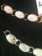 Load image into Gallery viewer, Dollhouse Wallpaper Glass Cabochon Bracelet