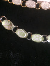Load image into Gallery viewer, Dollhouse Wallpaper Glass Cabochon Bracelet