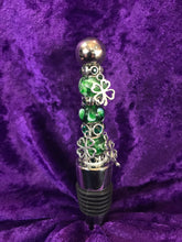 Load image into Gallery viewer, Spring Shamrocks Stainless Steel Bottlestopper