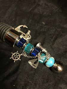 Sailing by the Lighthouse Stainless Steel Bottlestopper