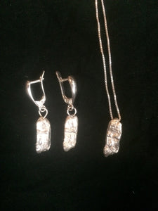 Forest Wizard (Old Man of the Forest) Fine Silver Leverback Earrings