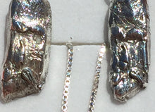 Load image into Gallery viewer, Forest Wizard (Old Man of the Forest) Fine Silver Leverback Earrings