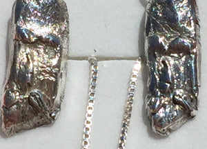Forest Wizard (Old Man of the Forest) Fine Silver Leverback Earrings