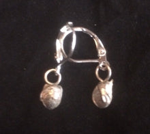 Load image into Gallery viewer, Part of our Florida Wetlands series, these fine silver earrings are molded from the imprints of Florida scrubsnail (Praticolella jejuna) shells. Florida scrubsnails are tiny land snails found near the St. Johns River in northern Florida. A companion necklace in this matching set can be found at (SKU 1NCK0012).