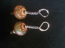 Load image into Gallery viewer, Moody Drums Silver Plated Pewter Leverback Earrings
