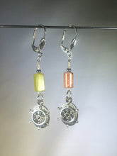 Load image into Gallery viewer, Port and Starboard Brass Leverback Earrings