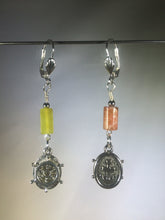 Load image into Gallery viewer, Port and Starboard Brass Leverback Earrings