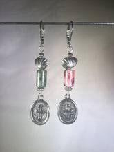 Load image into Gallery viewer, Port and Starboard Brass Leverback Earrings