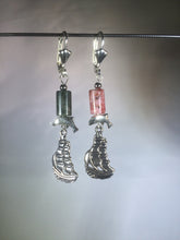 Load image into Gallery viewer, Port and Starboard Brass Leverback Earrings
