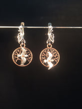 Load image into Gallery viewer, Birds Flying Around in a Tree Earrings