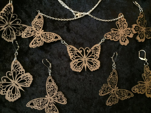 Paper Butterfly Earrings
