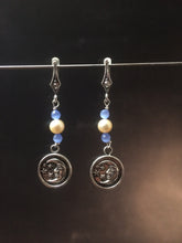 Load image into Gallery viewer, Earrings for Moon and Mother of Pearl Necklace