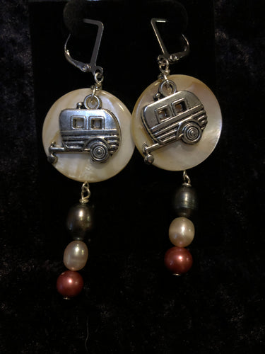 Camper with Pearls II Earrings