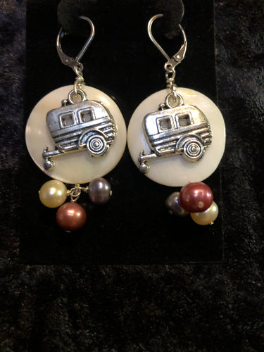 Camper with Pearls III Earrings