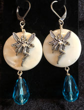 Load image into Gallery viewer, Faerie on Paua Shell Earrings