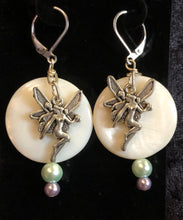 Load image into Gallery viewer, Faerie on Paua Shell Earrings
