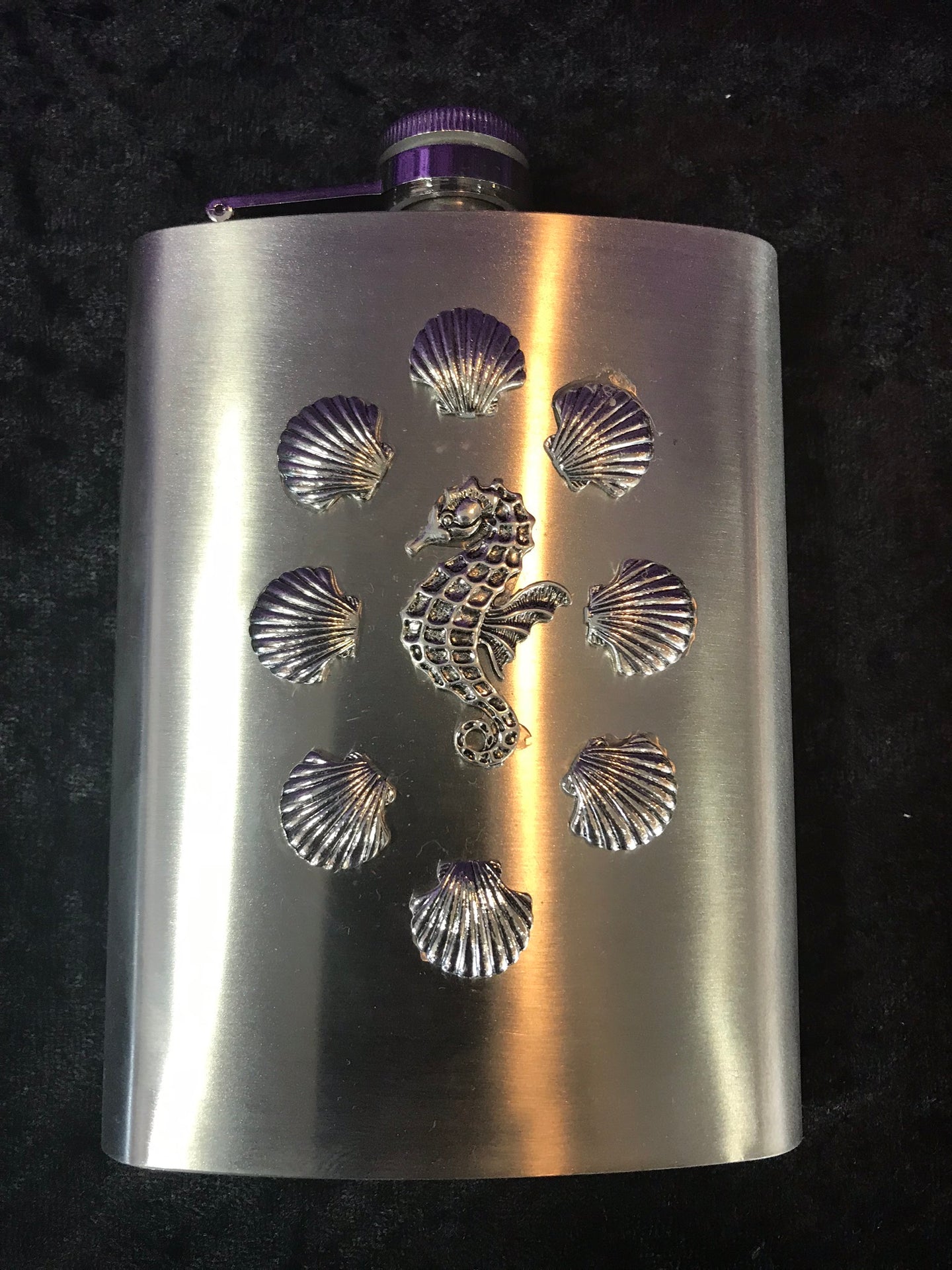 Seahorse Stainless Steel Hip Flask