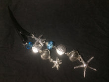 Load image into Gallery viewer, Starfish, Sanddollars, and Shells Dangly Steel Hair Clip