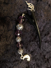 Load image into Gallery viewer, Fairy in the Moon Dangly Steel Hair Clip