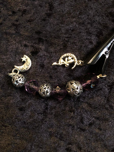 Fairy in the Moon Dangly Steel Hair Clip
