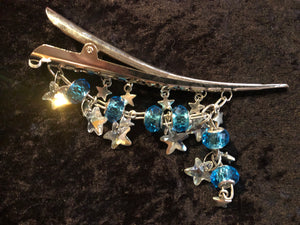 Starry Night Dangly Jumbo Steel Hair Clip