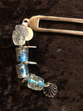 Load image into Gallery viewer, Scallops in Blue Pewter Hair Fork