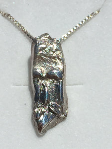 Forest Wizard (Old Man of the Forest) Fine Silver Pendant