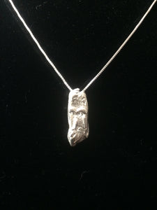 Forest Wizard (Old Man of the Forest) Fine Silver Pendant