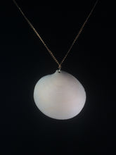 Load image into Gallery viewer, Clam Shell Pendant Necklace Adorned with Pearls