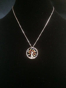 Inclusive Rainbow Tree of Life Necklace