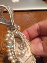 Load image into Gallery viewer, Cone Snail Woven into Fine Silver