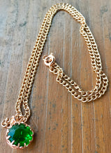 Load image into Gallery viewer, Vintage German Glass in Copper Necklace