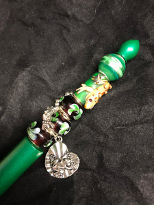 Frogs in the Pond Beaded Stylus