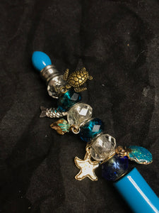 Sea Life in the Water Column Beaded Stylus