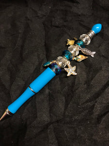 Sea Life in the Water Column Beaded Stylus