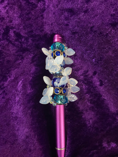 White Vine Beaded Stylus