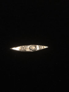 Fine Silver Boat Pendant - CUSTOM ORDER