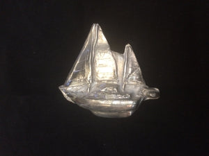 Fine Silver Boat Pendant - CUSTOM ORDER