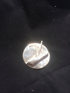 Fine Silver Boat Pendant - CUSTOM ORDER