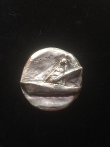 Fine Silver Boat Pendant - CUSTOM ORDER