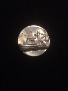 Fine Silver Boat Pendant - CUSTOM ORDER