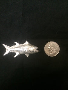 Fine Silver Fish Pendant - CUSTOM ORDER