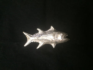 Fine Silver Fish Pendant - CUSTOM ORDER